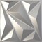 Ekena Millwork 19 5/8in. W x 19 5/8in. H Marquise EnduraWall Decorative 3D Wall Panel Covers 2.67 Sq. Ft. WP20X20MQCST - alternate 1